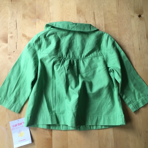 Baby girl spring pea coat - Picture 5 of 5